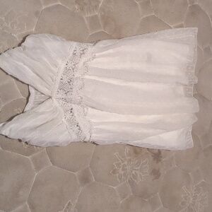 White beachy dress